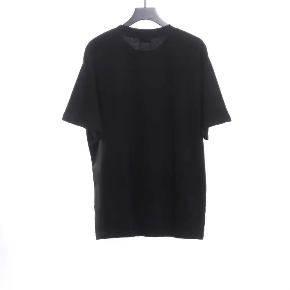Balenciaga catwalk portrait print T-Shirts 2