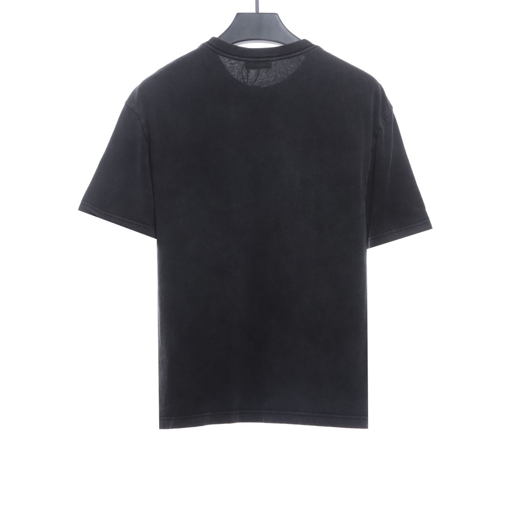  Balenciage chest double hook logo embroidered T-Shirts