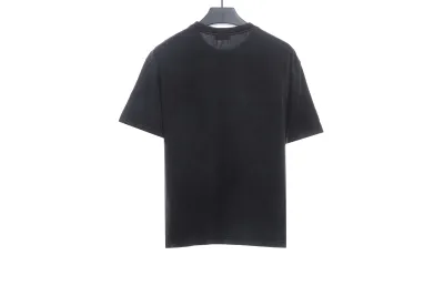 Balenciaga chest double hook logo embroidered T-Shirts 02