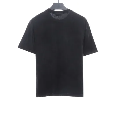 Balenciaga chest double hook logo embroidered T-Shirts 02