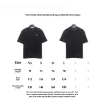 Balenciaga chest double hook logo embroidered T-Shirts