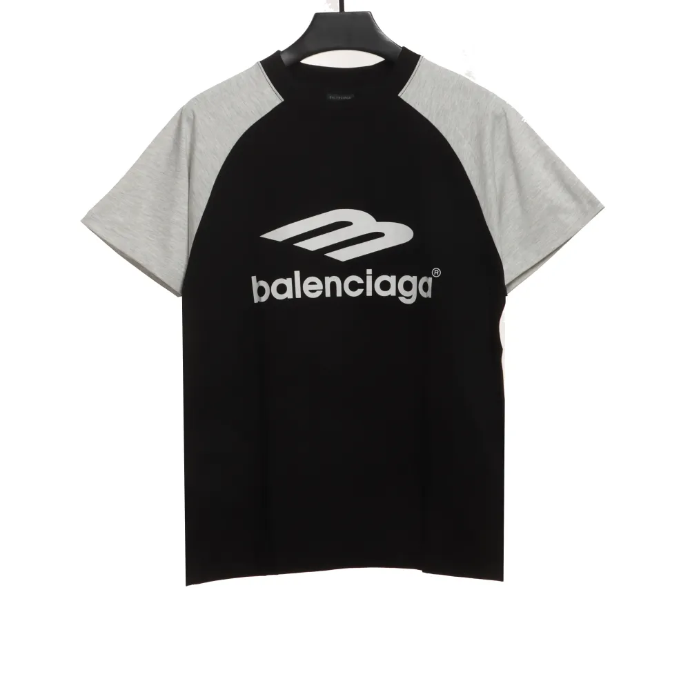 Balenciaga Colorblock Logo T-Shirts