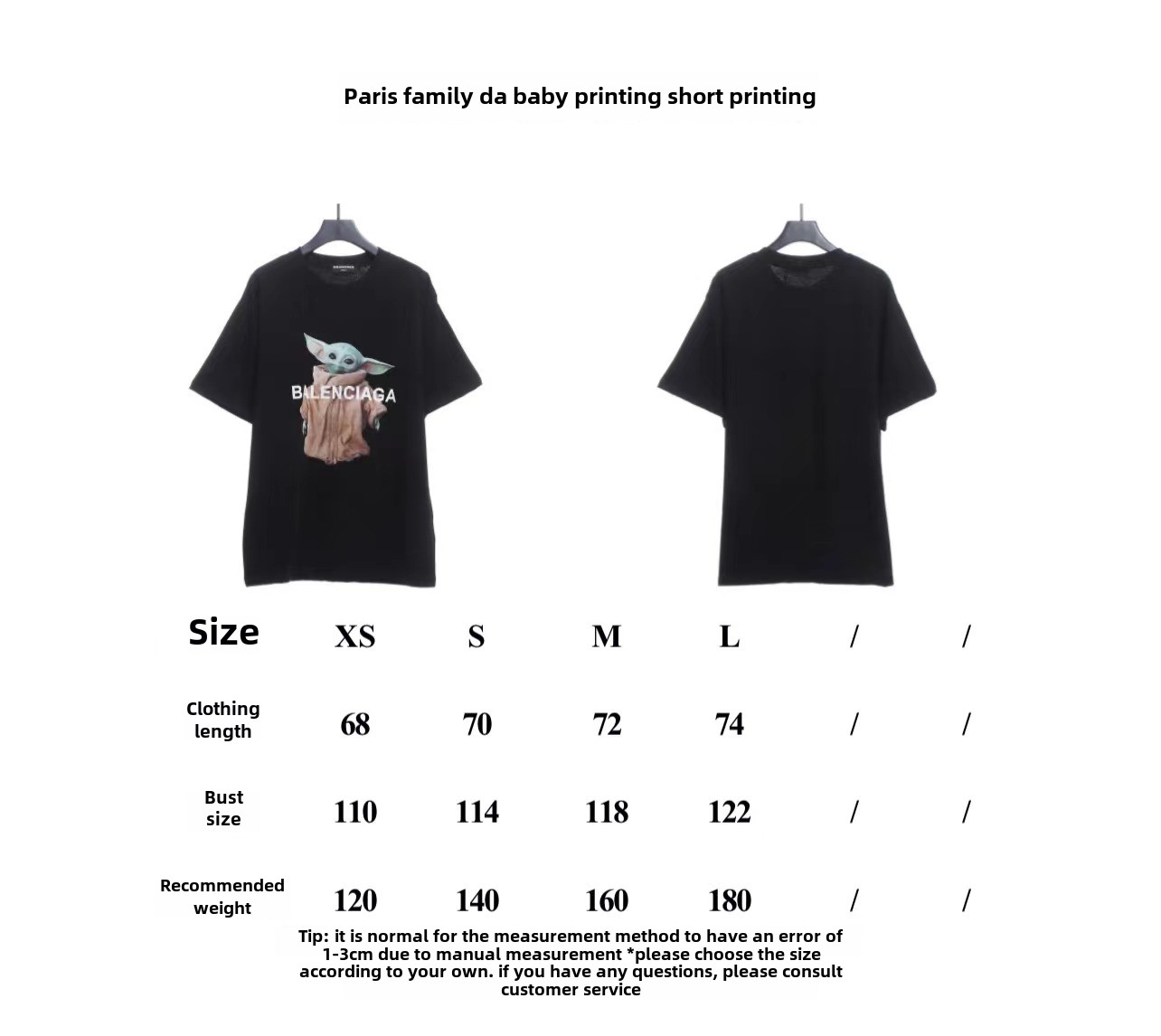 Balenciaga Dabaobao print T-Shirts 1