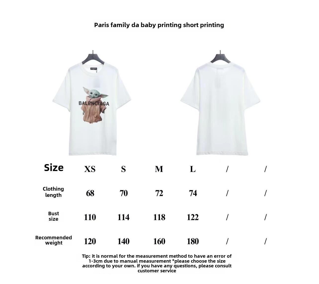 Balenciaga Dabaobao print T-Shirts 2