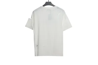 Balenciaga Distressed Damaged T-Shirts White 02