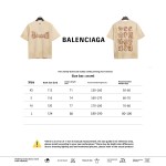  Balenciage Distressed Mud-dyed Sanskrit Printed T-Shirts White