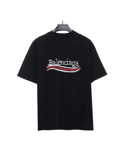 Balenciaga Distressed Washed Damaged Coke T-Shirts Distressed gray 01