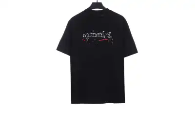 Balenciaga Distressed Washed Damaged Coke T-Shirts Distressed gray 02