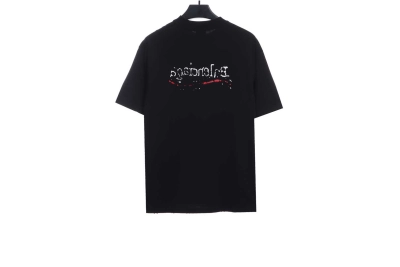 Balenciaga Distressed Washed Damaged Coke T-Shirts Distressed gray 02