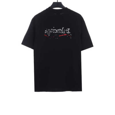 Balenciaga Distressed Washed Damaged Coke T-Shirts Distressed gray 02