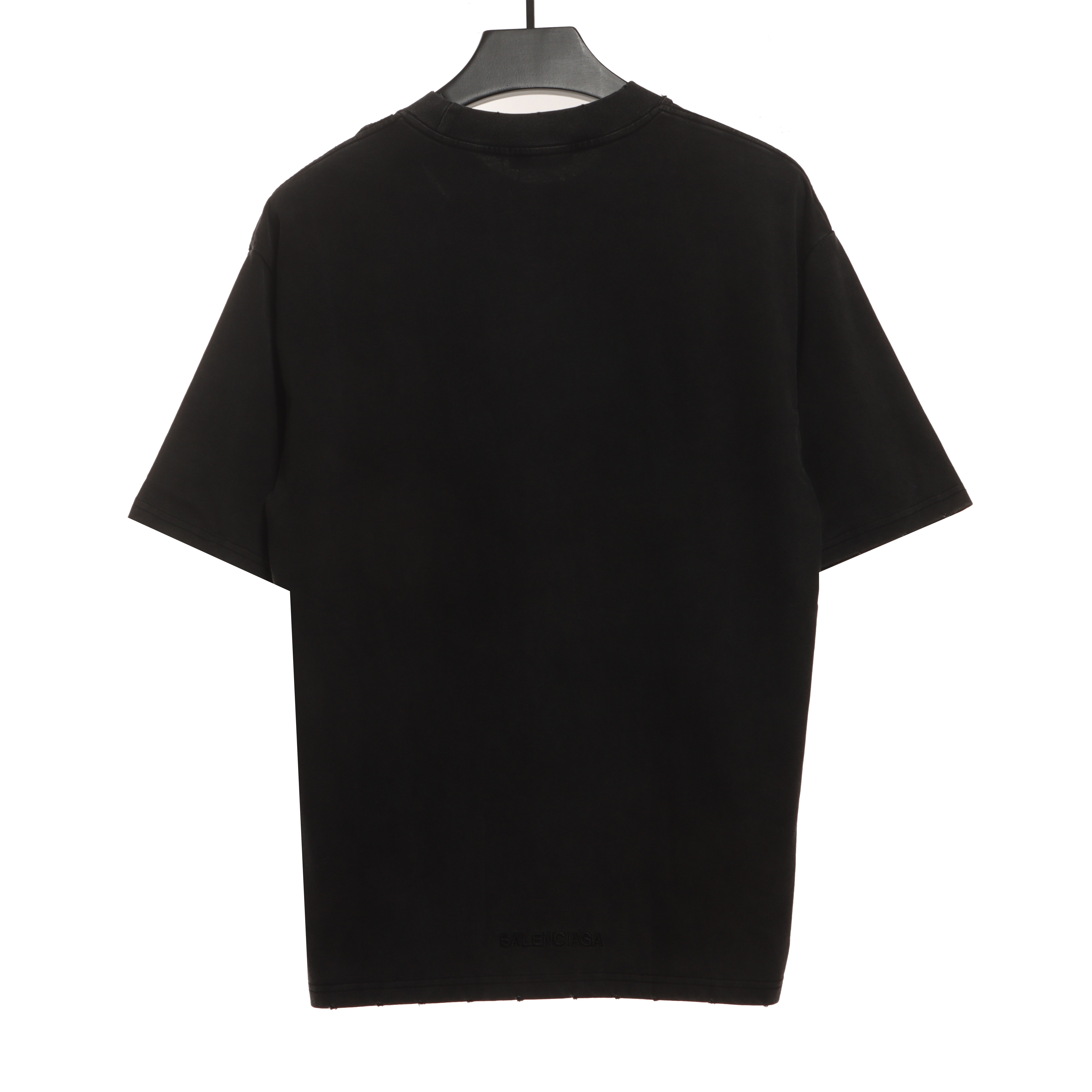 Balenciaga Distressed Washed Double B T-Shirts