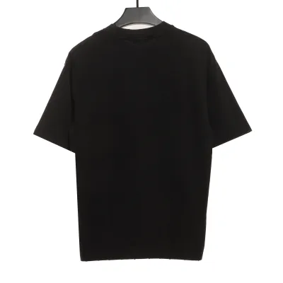 Balenciaga Distressed Washed Double B T-Shirts 02