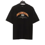 Balenciaga Distressed Washed Double B T-Shirts