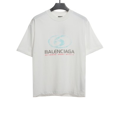  Balenciage Distressed Washed Front and Back Surf Printed T-Shirts 1 01