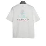  Balenciage Distressed Washed Front and Back Surf Printed T-Shirts 1