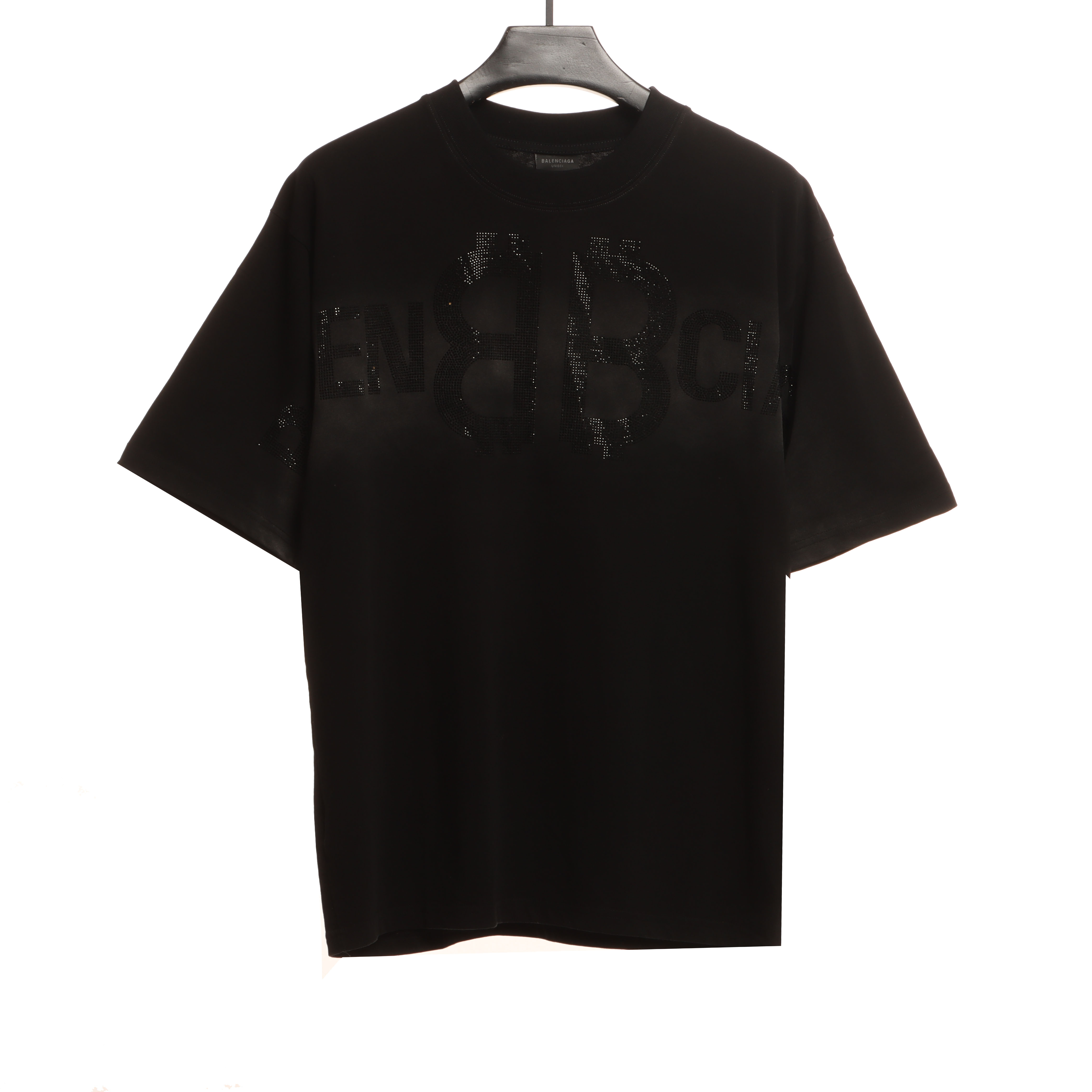 Balenciaga Double B Diamond T-Shirts Black
