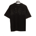  Balenciage Double B Diamond T-Shirts Black