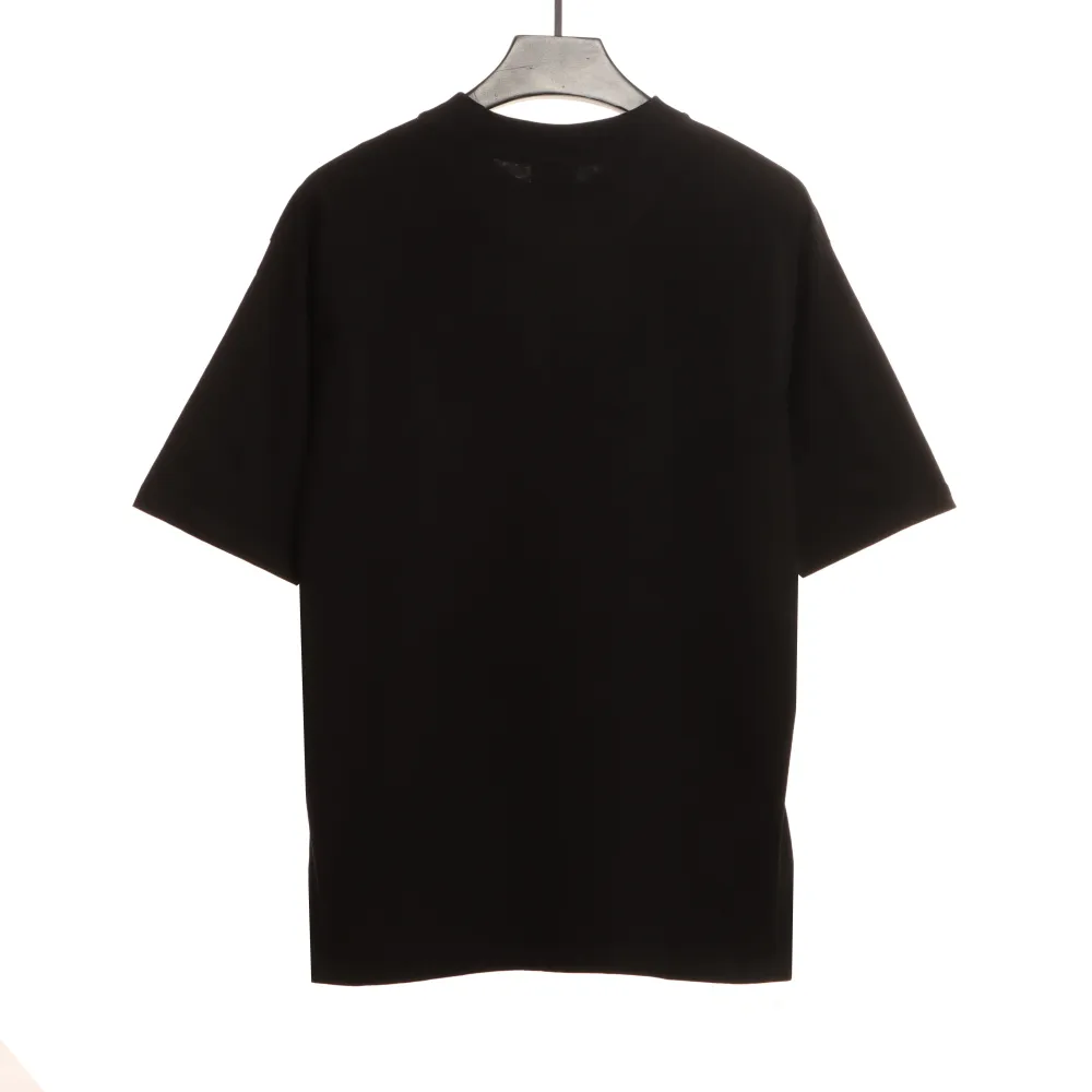  Balenciage Double B Diamond T-Shirts Black