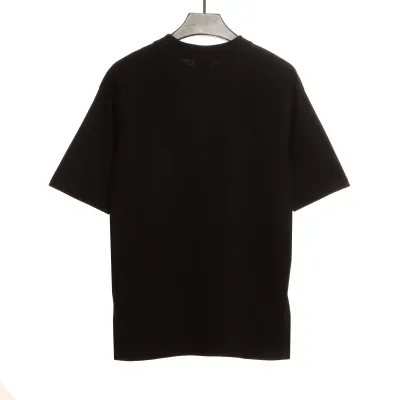  Balenciage Double B Diamond T-Shirts Black 02