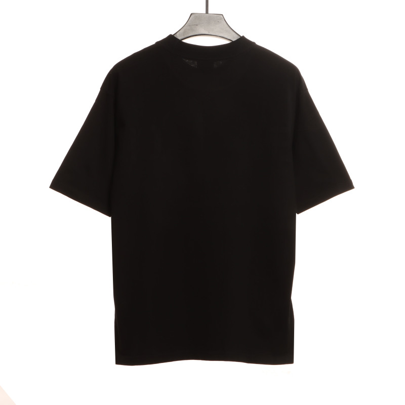  Balenciage Double B Diamond T-Shirts Black