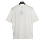  Balenciage Double B Diamond T-Shirts White