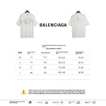  Balenciage Double B Diamond T-Shirts White