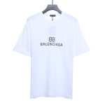  Balenciage double B mosaic print T-Shirts 2
