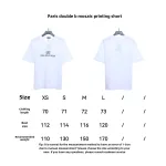Balenciaga double B mosaic print T-Shirts 2