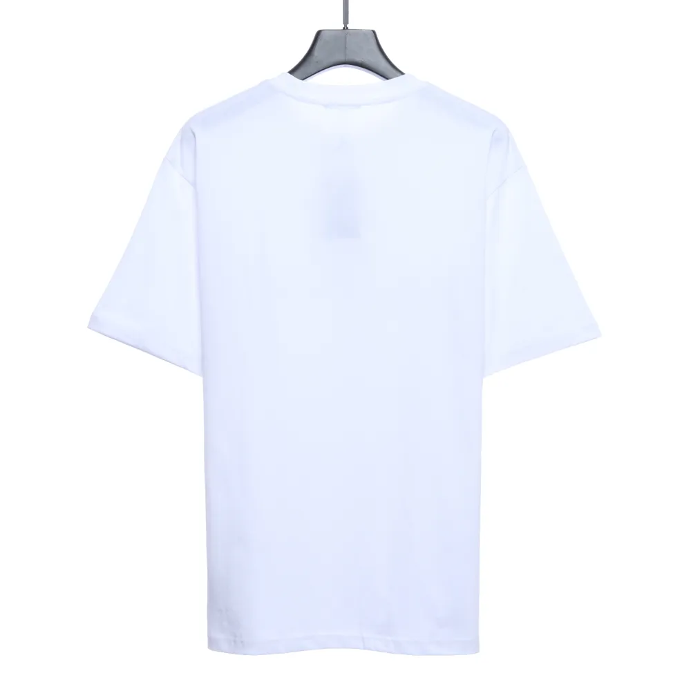 Balenciaga double B mosaic print T-Shirts 2