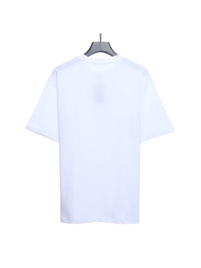 Balenciaga double B mosaic print T-Shirts 2 02