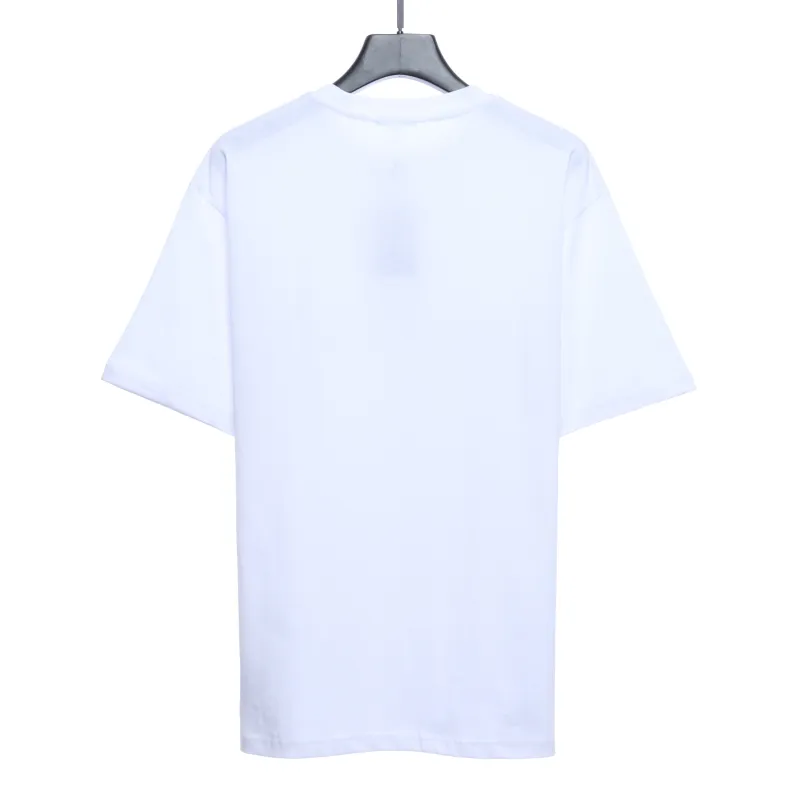  Balenciage double B mosaic print T-Shirts 2