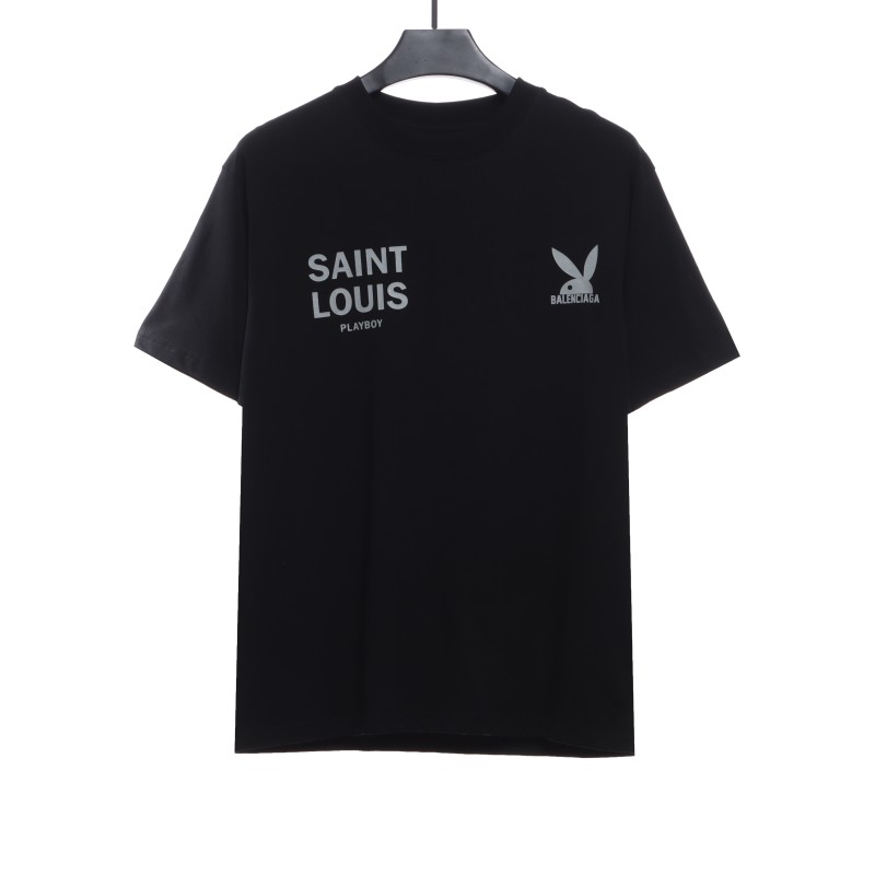 Balenciage double ring LOGO T-Shirts 2