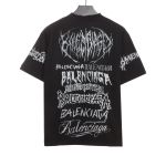 Balenciaga Dragon Year Limited Edition Graffiti Letter T-Shirts 1