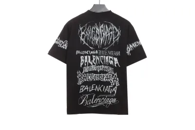Balenciaga Dragon Year Limited Edition Graffiti Letter T-Shirts 1 02