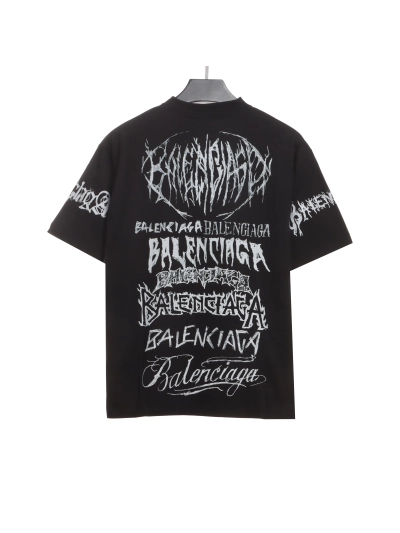 Balenciaga Dragon Year Limited Edition Graffiti Letter T-Shirts 1 02