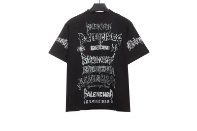 Balenciaga Dragon Year Limited Edition Graffiti Letter T-Shirts 1 01