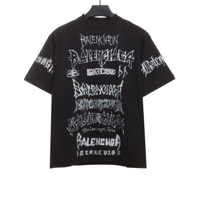Balenciaga Dragon Year Limited Edition Graffiti Letter T-Shirts 1 01