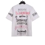  Balenciage Dragon Year Limited Edition Graffiti Letter T-Shirts 2