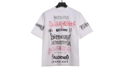 Balenciaga Dragon Year Limited Edition Graffiti Letter T-Shirts 2 01