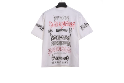 Balenciaga Dragon Year Limited Edition Graffiti Letter T-Shirts 2 01