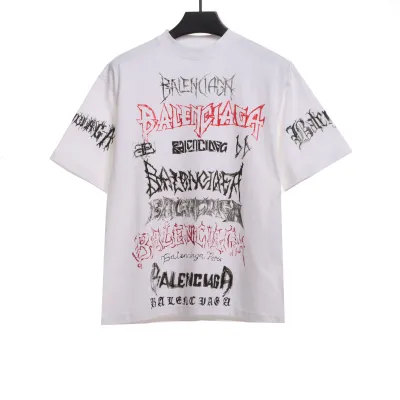 Balenciaga Dragon Year Limited Edition Graffiti Letter T-Shirts 2 01