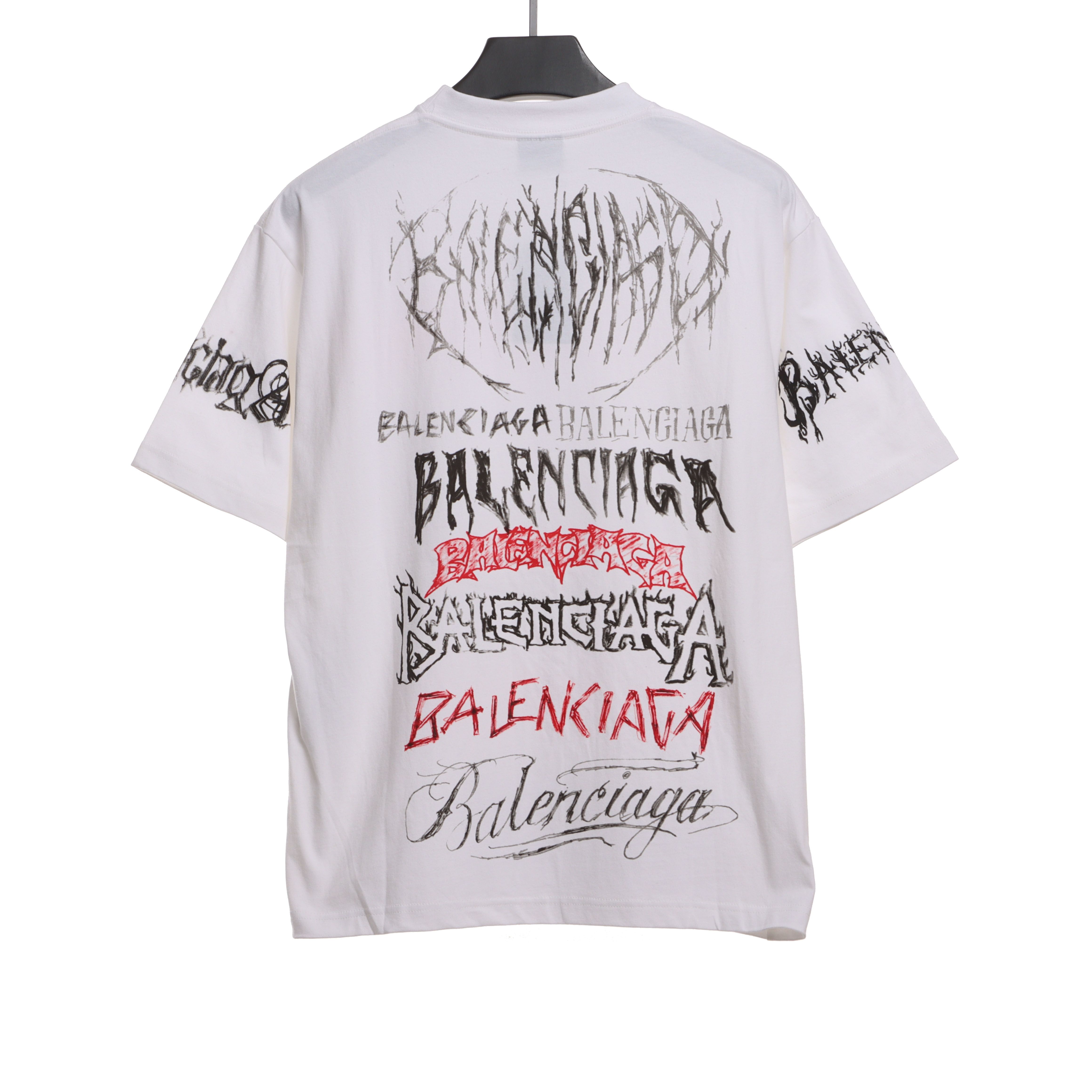 Balenciaga Dragon Year Limited Edition Graffiti Letter T-Shirts 2