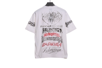 Balenciaga Dragon Year Limited Edition Graffiti Letter T-Shirts 2 02