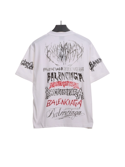 Balenciaga Dragon Year Limited Edition Graffiti Letter T-Shirts 2 02