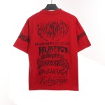  Balenciage Dragon Year Limited Edition Graffiti Letter T-Shirts 3