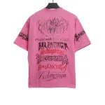  Balenciage Dragon Year Limited Edition Graffiti Letters T-Shirts 4