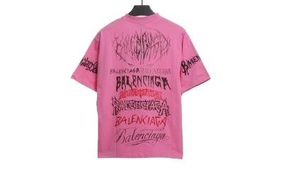 Balenciaga Dragon Year Limited Edition Graffiti Letters T-Shirts 4 02