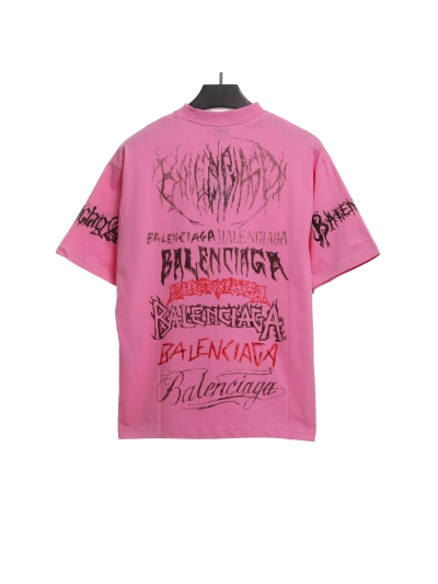 Balenciaga Dragon Year Limited Edition Graffiti Letters T-Shirts 4 02