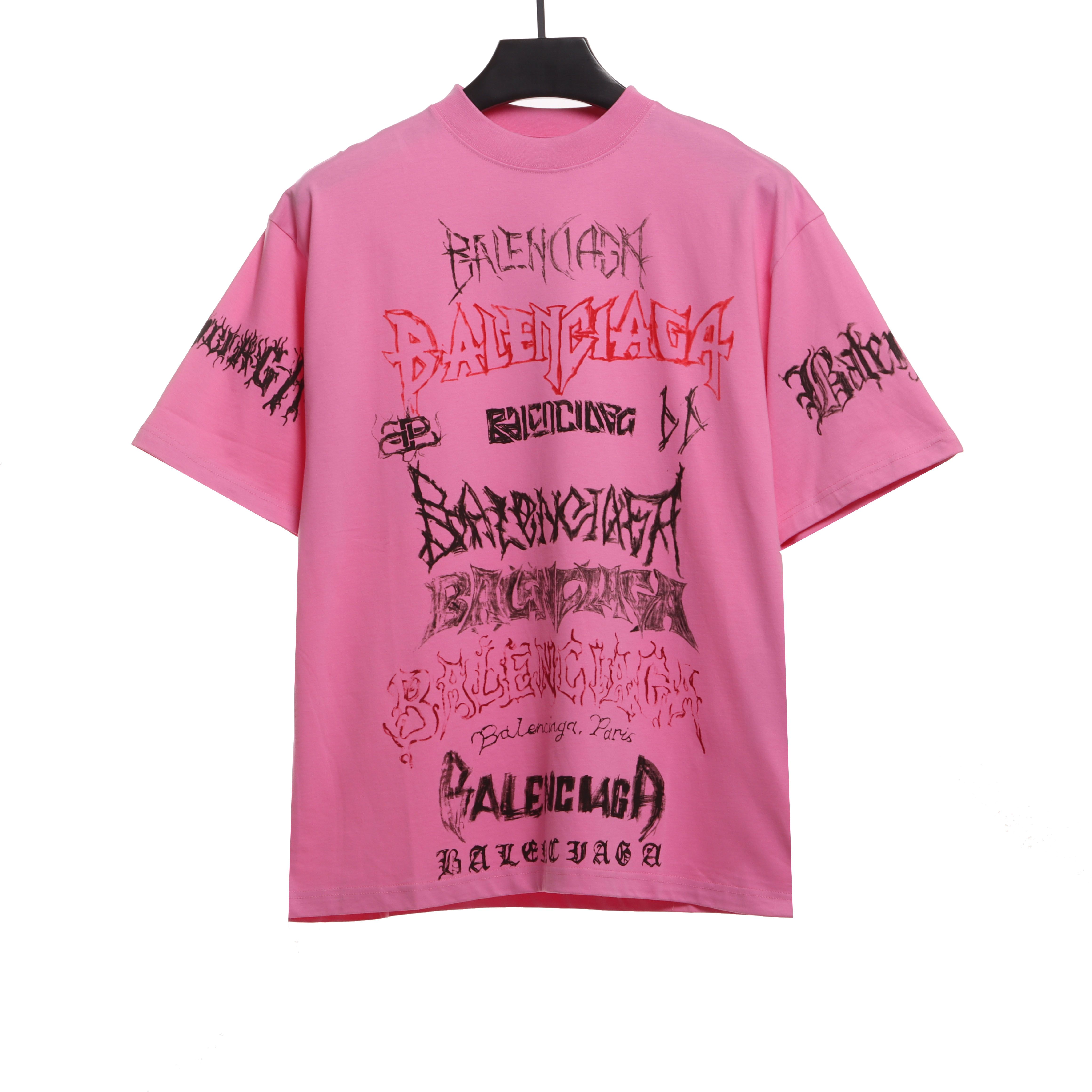 Balenciaga Dragon Year Limited Edition Graffiti Letters T-Shirts 4