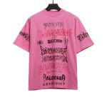  Balenciage Dragon Year Limited Edition Graffiti Letters T-Shirts 4